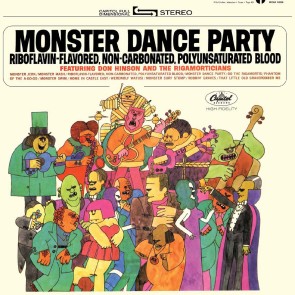 HINSON, DON AND THE RIGAMORTICIANS "Monster Dance Party" (ORANGE SPLATTER vinyl) LP