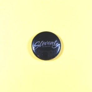 SLOVENLY 1" Metallic Logo Pin