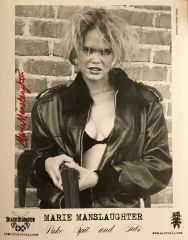 Marie Manslaughter Autographed 8x10