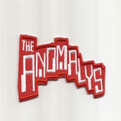 ANOMALYS embroidered patch red&white