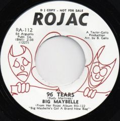 BIG MAYBELLE "96 Tears / That's Life" 7"