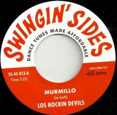 LOS ROCKIN DEVILS "Murmillo (Hush)" / BLUE GIN "Light Blue" 7"