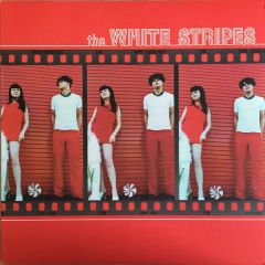 THE WHITE STRIPES - Self Titled LP (white marbled vinyl)